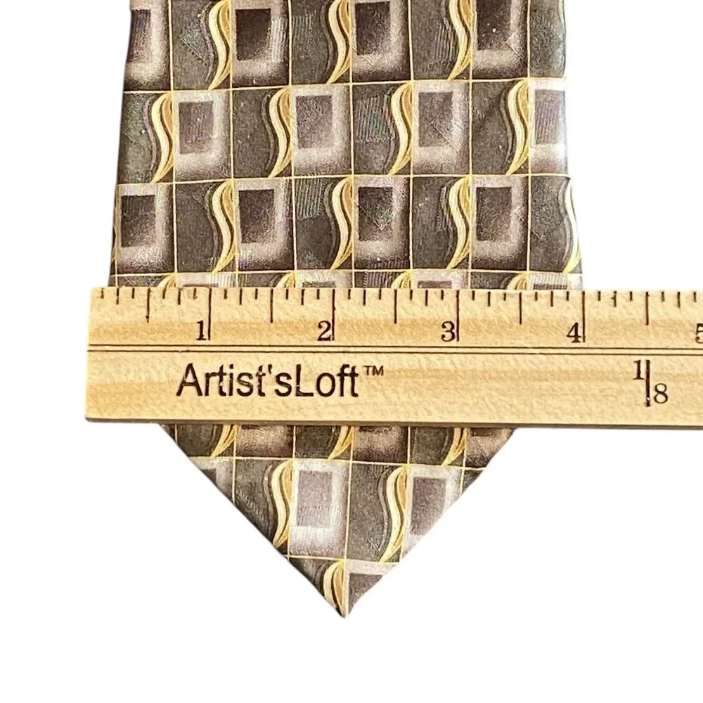 Vintage Pierre Cardin Necktie Wide 100% Silk Made in USA Tie Retro